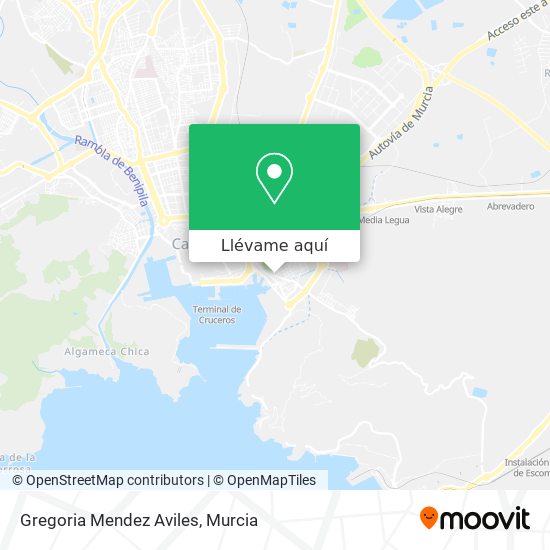 Mapa Gregoria Mendez Aviles