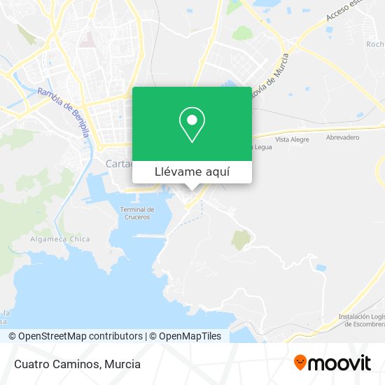 Mapa Cuatro Caminos