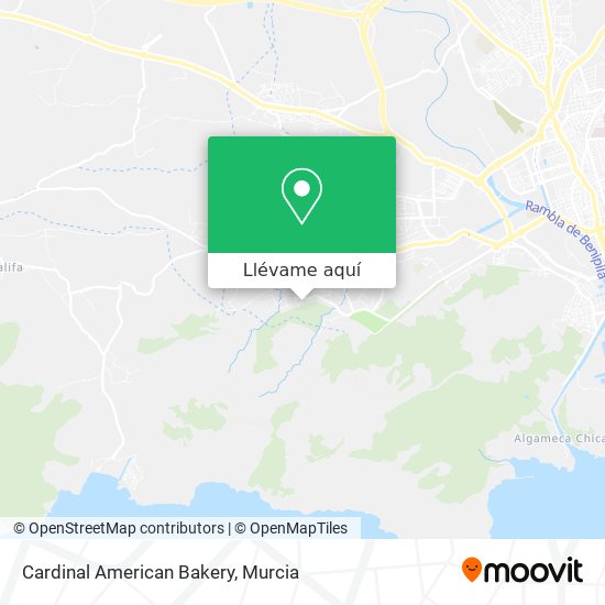 Mapa Cardinal American Bakery