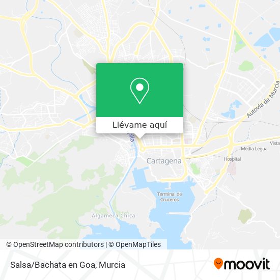 Mapa Salsa/Bachata en Goa
