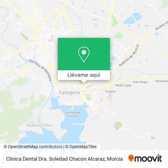Mapa Clinica Dental Dra. Soledad Chacon Alcaraz