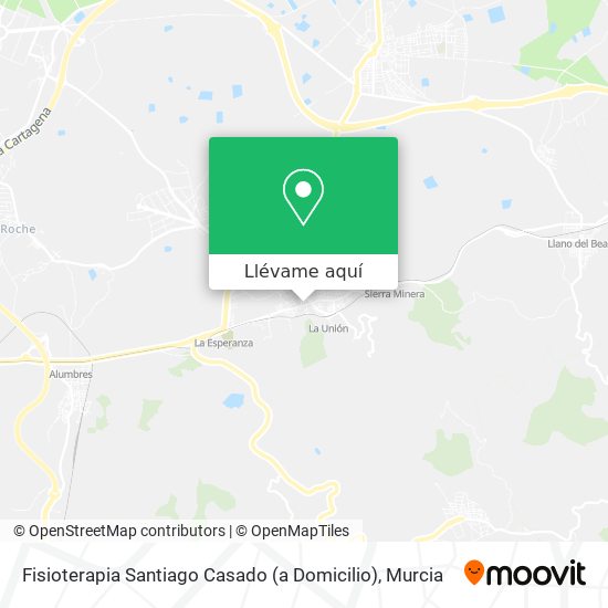 Mapa Fisioterapia Santiago Casado (a Domicilio)