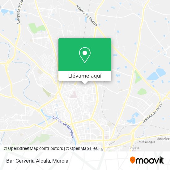 Mapa Bar Cervería Alcalá