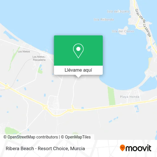 Mapa Ribera Beach - Resort Choice