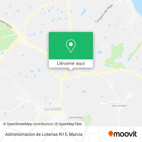 Mapa Administracion de Loterias N15