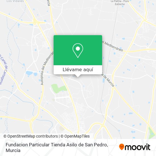 Mapa Fundacion Particular Tienda Asilo de San Pedro