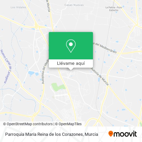 Mapa Parroquia María Reina de los Corazones