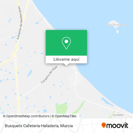 Mapa Busquets Cafetería-Heladería