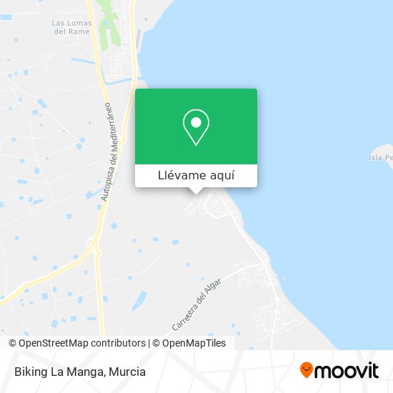 Mapa Biking La Manga
