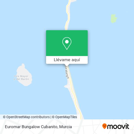 Mapa Euromar Bungalow Cubanito