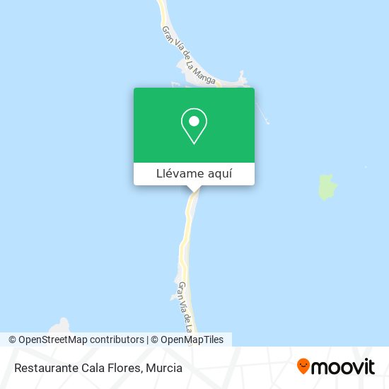 Mapa Restaurante Cala Flores