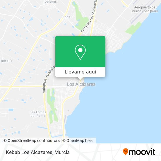 Mapa Kebab Los Alcazares