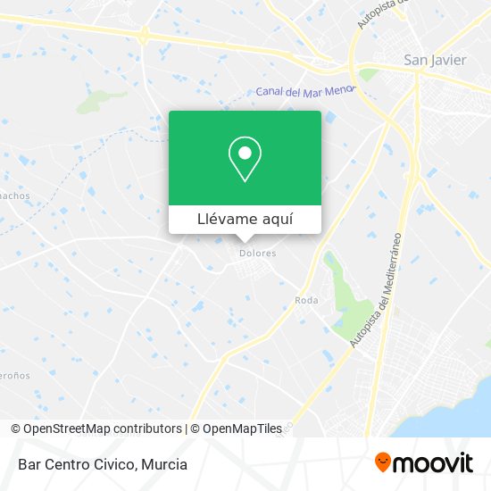 Mapa Bar Centro Civico