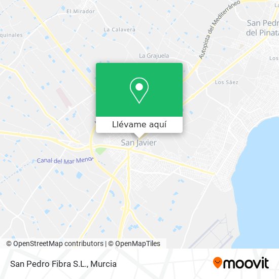 Mapa San Pedro Fibra S.L.