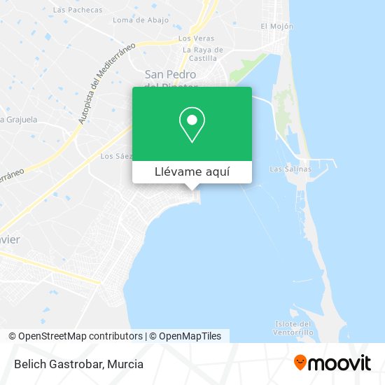 Mapa Belich Gastrobar