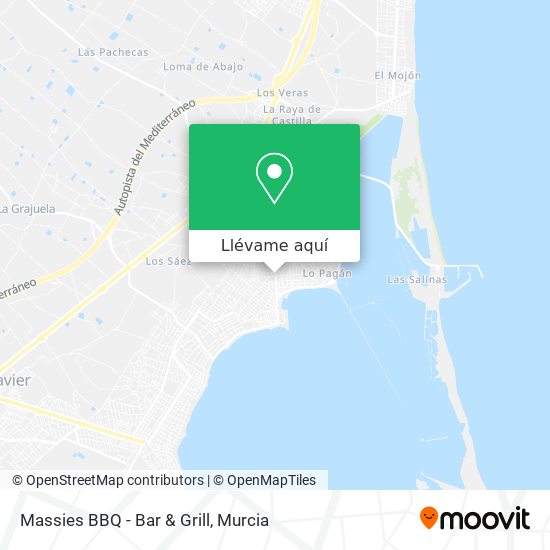 Mapa Massies BBQ - Bar & Grill