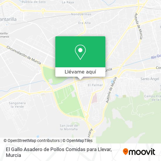 Mapa El Gallo Asadero de Pollos Comidas para Llevar