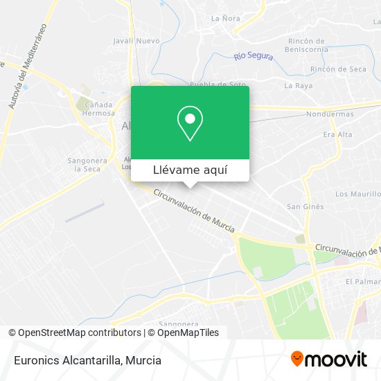 Mapa Euronics Alcantarilla