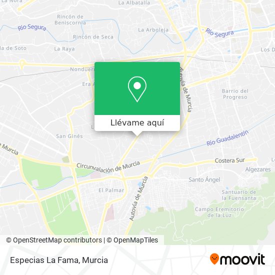 Mapa Especias La Fama