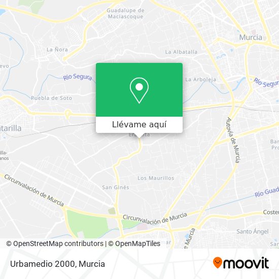 Mapa Urbamedio 2000