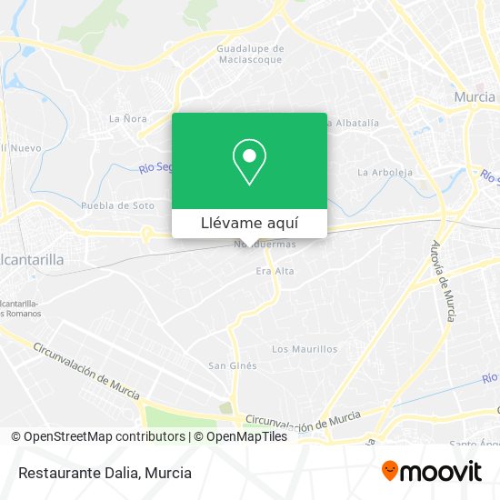 Mapa Restaurante Dalia