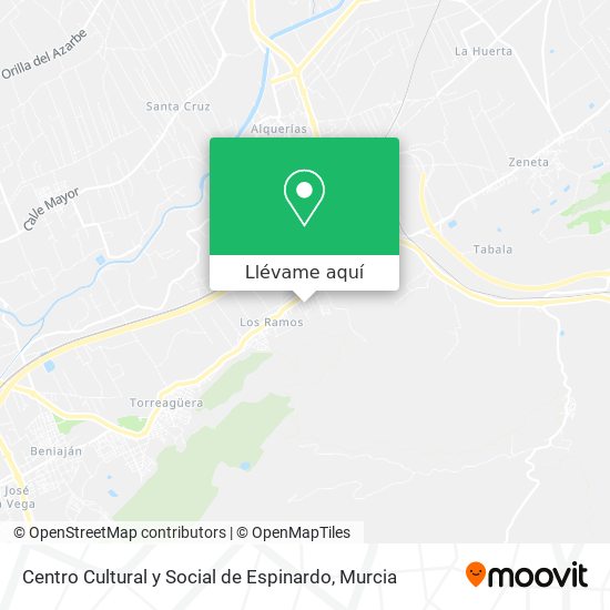 Mapa Centro Cultural y Social de Espinardo