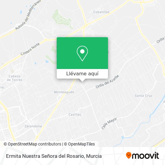 Mapa Ermita Nuestra Señora del Rosario