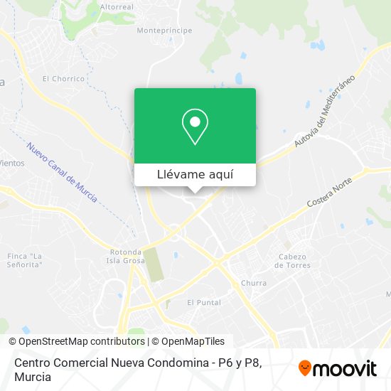 Mapa Centro Comercial Nueva Condomina - P6 y P8