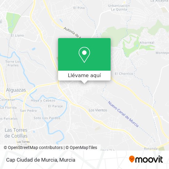 Mapa Cap Ciudad de Murcia