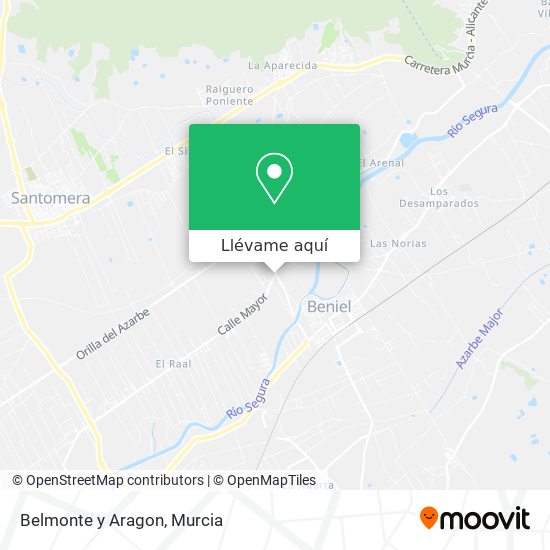 Mapa Belmonte y Aragon
