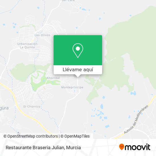 Mapa Restaurante Braseria Julian