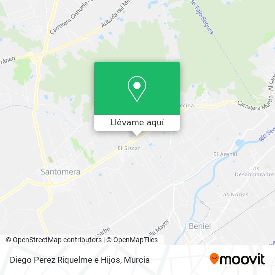 Mapa Diego Perez Riquelme e Hijos