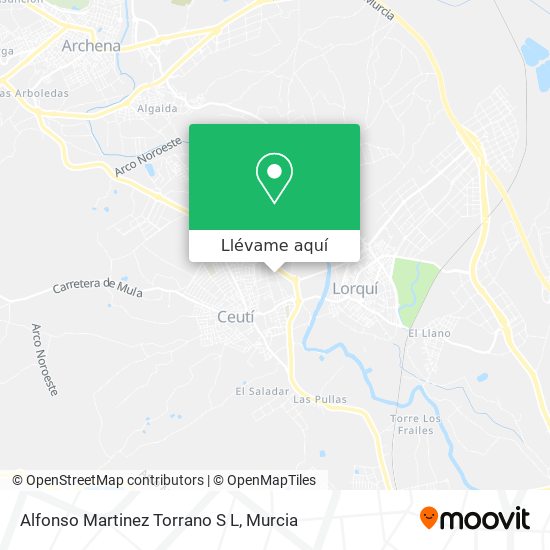 Mapa Alfonso Martinez Torrano S L