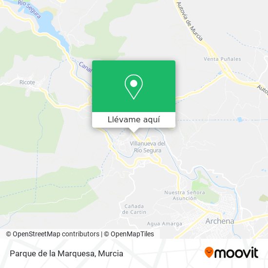 Mapa Parque de la Marquesa