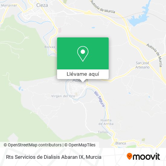 Mapa Rts Servicios de Dialisis Abaran IX