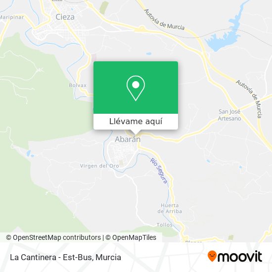 Mapa La Cantinera - Est-Bus