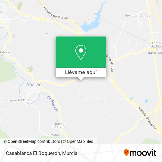 Mapa Casablanca El Boqueron