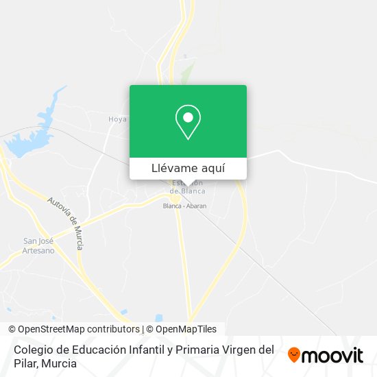 Mapa Colegio de Educación Infantil y Primaria Virgen del Pilar