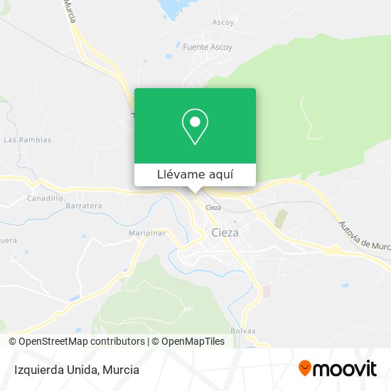 Mapa Izquierda Unida
