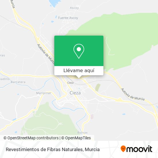 Mapa Revestimientos de Fibras Naturales