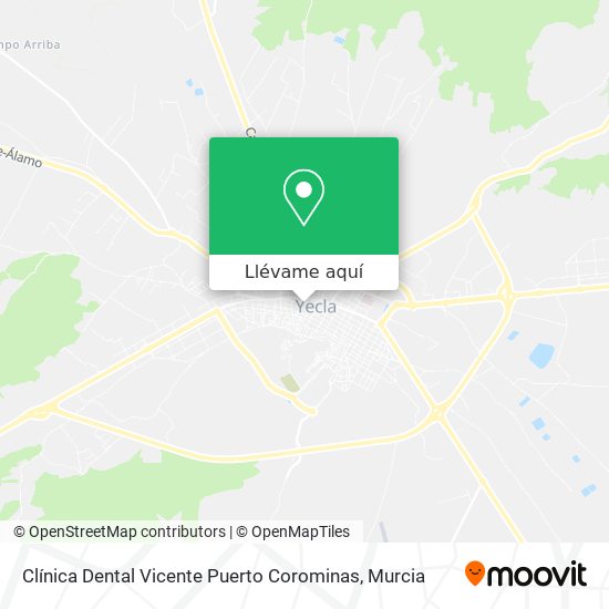 Mapa Clínica Dental Vicente Puerto Corominas