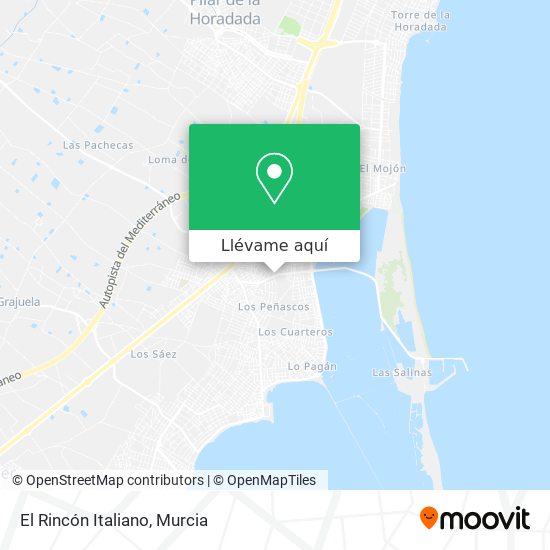 Mapa El Rincón Italiano