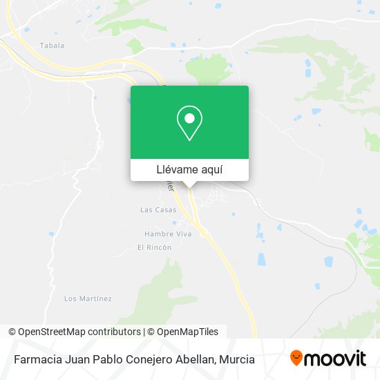 Mapa Farmacia Juan Pablo Conejero Abellan