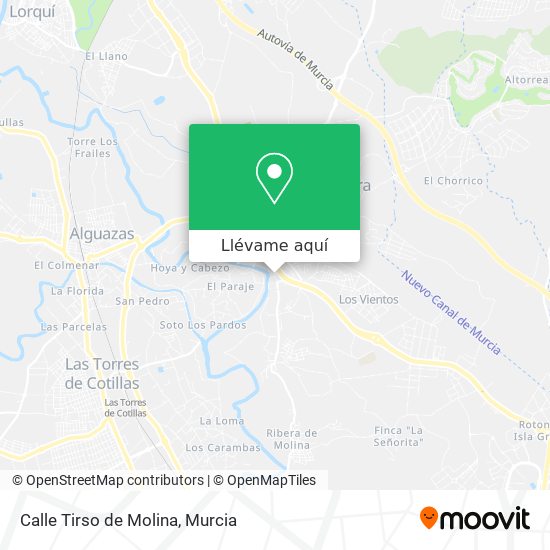 Mapa Calle Tirso de Molina