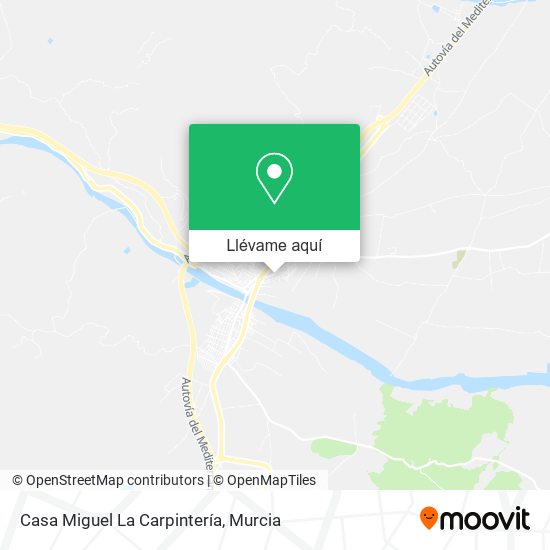 Mapa Casa Miguel La Carpintería