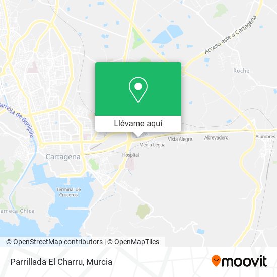 Mapa Parrillada El Charru