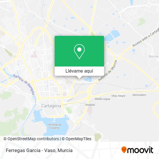 Mapa Ferregas Garcia - Vaso
