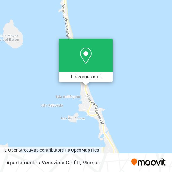 Mapa Apartamentos Veneziola Golf II