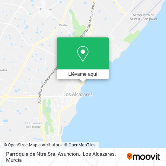 Mapa Parroquia de Ntra.Sra. Asuncion.- Los Alcazares