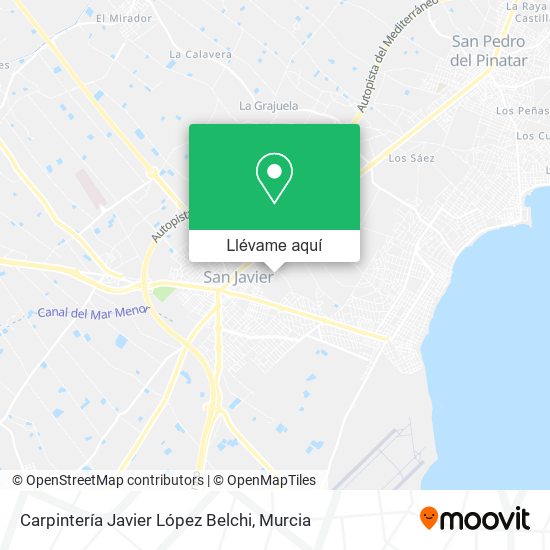 Mapa Carpintería Javier López Belchi
